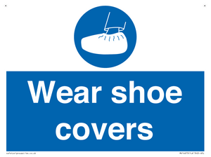 Wear shoe covers